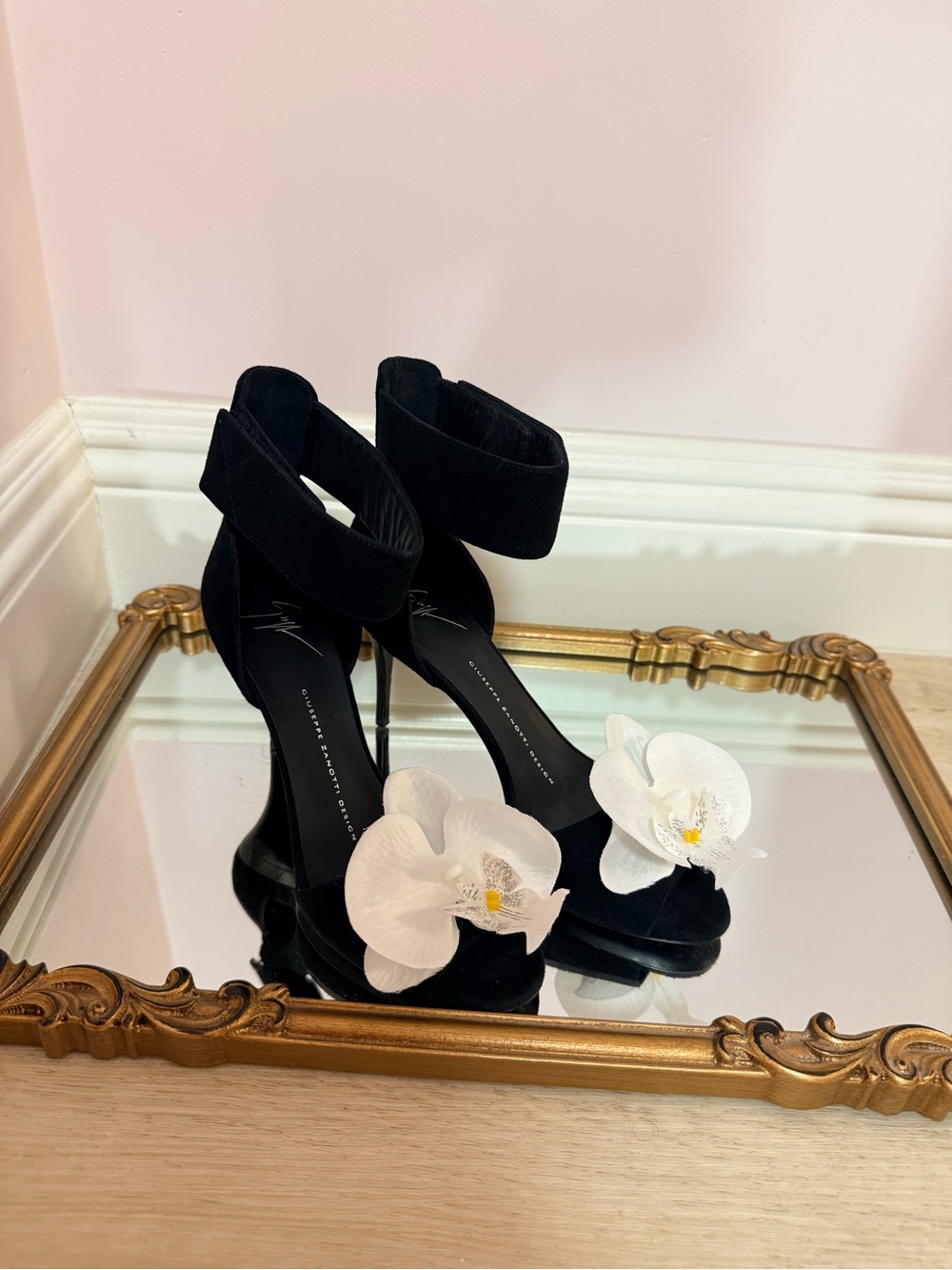 Giuseppe Zanotti Vintage Black pumps heels Sandals Heels Size EUR 37/ US 7 Y2K